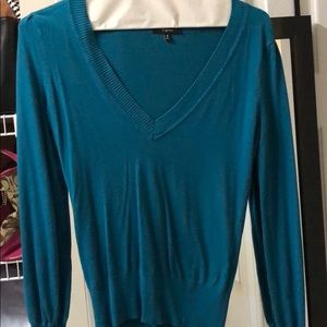 Used teal green Express sweater